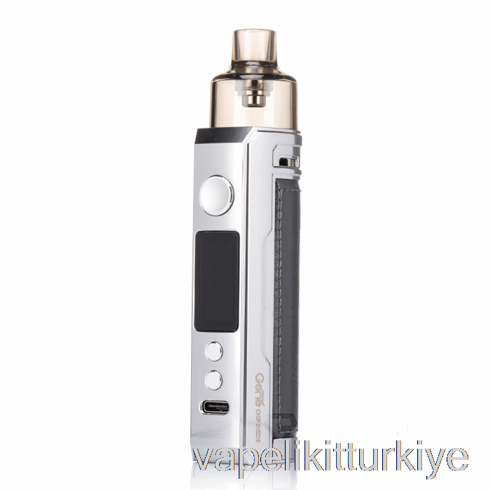 Elektronik Sigara Kalemi Vape Mate Voopoo Drag X 80w Pod Mod Kiti Gümüş Koyu Gri